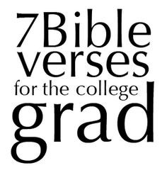 Sick Religion: Graduattion Bible verses and Prayer More