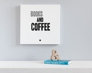 Hand painted Canvas Quote Typography Art Books and by MyMintMouse, $44 ...