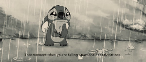That moment when you’re falling apart and nobody notices