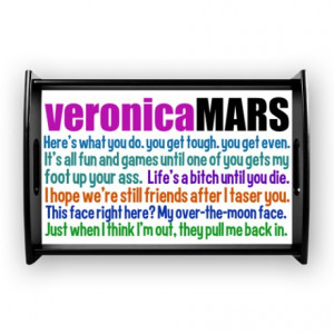 Veronica Mars Quotes Small Serving Tray