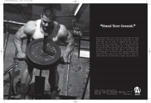 Current Animal ad running with the 2009 NY Pro champ Evan Centopani