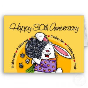 Happy 30th Anniversary Karen and Bear!!!