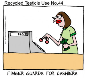 FINGER GUARDS FOR CASHIERS