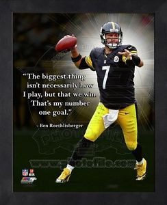 Ben-Roethlisberger-Pittsburgh-Steelers-12x15-Black-Wood-Framed-Pro ...