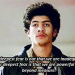 finding the light means you must pass through the deepest darkness