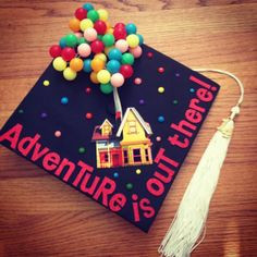 My UP themed graduation cap! Graduation 2014! More