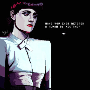 gif art film My art sci-fi pixel art pixel Blade Runner Ridley Scott ...