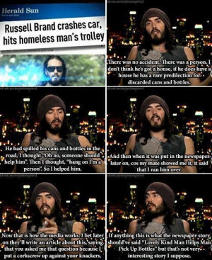 Comedian Russell Brand quote