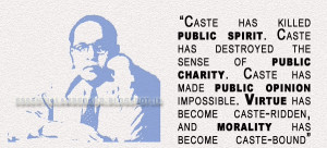Morality Hindu caste Varna system Ambedkar quotes