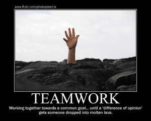 Teamwork Working Together Towards A Common Goal, Until A ‘Difference ...