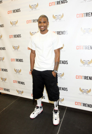Recording artist Trey Songz poses for a picture during Trey Songz ...