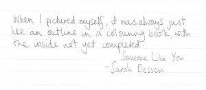 Tags: #someone like you #Sarah Dessen #hey-ungraceful