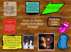 Freak The Mighty Book Cover Freak the mighty theme