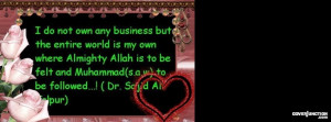 Muhammad Saw Quotes Prophet muhammad (s.a.w) quote