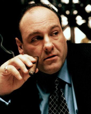 James Gandolfini as Tony Soprano”