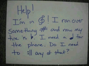 If you can read this... You will be ready for high school band.