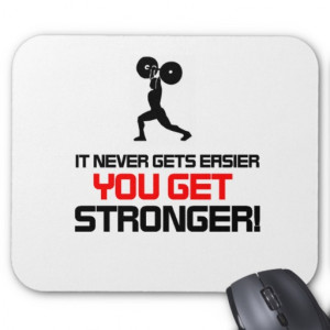 Funny Gym quote design Mouse Mat
