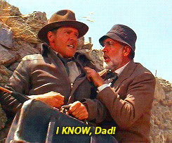 gif film indiana jones harrison ford Sean Connery crying about it