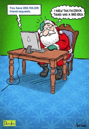 Funny Santa Cartoon – LMAO!