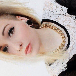 Plugs Girl Hair Piercing Style