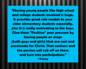 Yancy’s Thoughts On The Power Of Music In Kids Lives