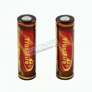 Trustfire 18650 3000nAh 3.7V unprotected Li-ion rechargeable Battery ...