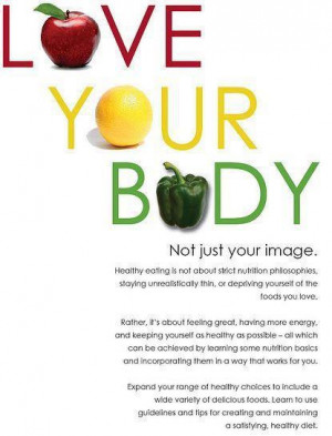 Love your body not just your image