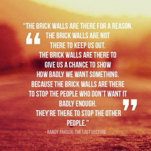 Quotes About Brick Walls