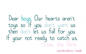 quotes. sayings. truth. dear boys..