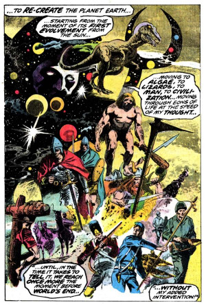 And that’s how Englehart had it – Earth was totally recreated and ...