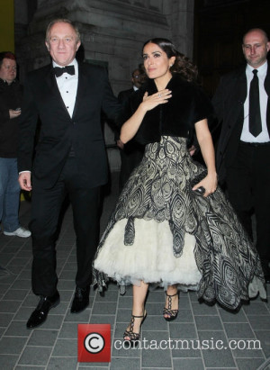 Picture Francois Henri Pinault and Salma Hayek London United Kingdom