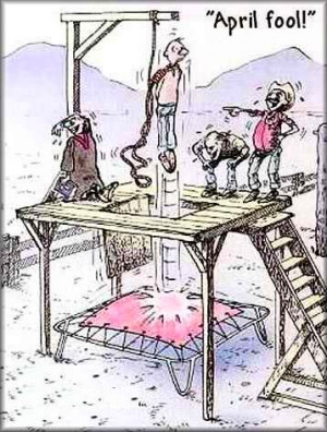 Funny English Cartoon: April Fool