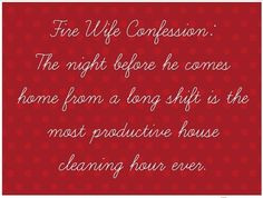 Fire wife confession ... Fireman's wife ... I love my firefighter
