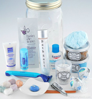 Spa In A Jar ~ DIY Gift Idea for a girlfriend. Other ideas to add ...
