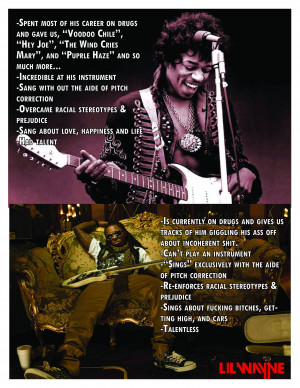 The difference between a musician and a rapper…