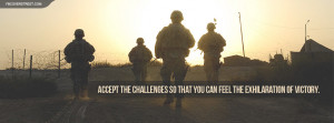 US Army Accept The Challenges Quote Wallpaper