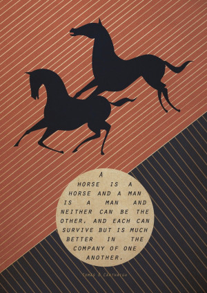 Original Design Japanese Horse Quote A3 Poster Art Deco Bauhaus Print ...