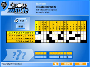 Games.com Game of the Day: Quote Slide