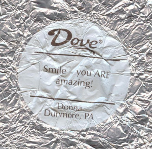 Dove chocolate wrapper quotes wallpapers