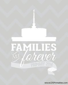 Temple available: Families Are Forever - Primary 2014 Theme. Provo LDS ...