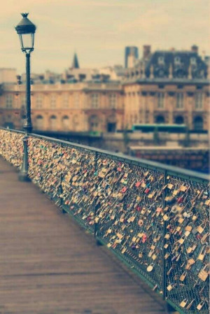 París - Love lock bridge: Locks Bridges, Buckets Lists, Dreams, Keys ...