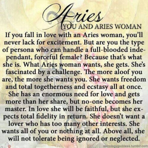 Aries women
