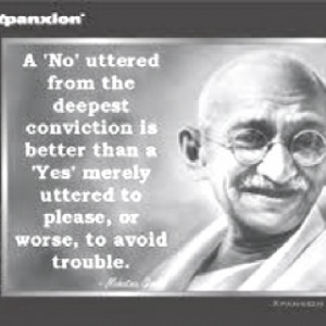 Conviction Quote from Ghandi