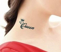 king amp queen crown tattoos