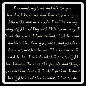 Firefighter quote by Payton Best