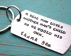 ... Step Dad Gift, Thank You Keychain, Father's Day, Father Gift, Father's