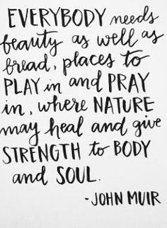 John Muir nature quote