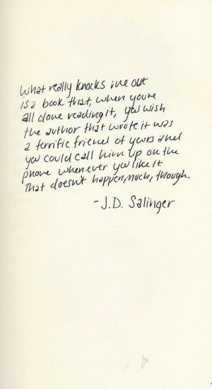 JD. Salinger Quotes
