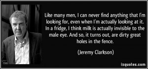 Like many men, I can never find anything that I'm looking for, even ...