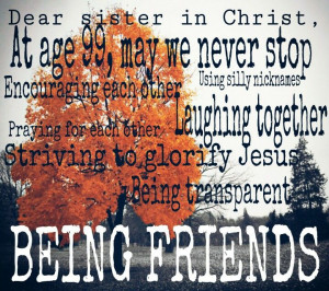 Christian Friendship